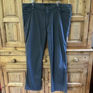 Men's Ermenegildo Zegna 42 x 30 Charcoal Dark Gray Jeans Denim Straight Leg Jean